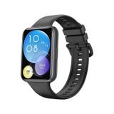 Forzacase Huawei Watch Fit 2 için FC150 Siyah Silikon Kordon