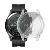 Forzacase Huawei Watch Gt 2 46mm İle Uyumlu Önü Kapalı Ekran Korumalı Silikon Kılıf - Fc010 Şeffaf