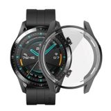 Forzacase Huawei Watch Gt 2 46mm İle Uyumlu Önü Kapalı Ekran Korumalı Silikon Kılıf - Fc010 Siyah