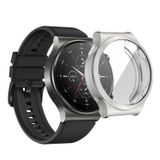 Forzacase Huawei Watch Gt 2 Pro 46mm İle Uyumlu Önü Kapalı Ekran Korumalı Silikon Kılıf - Fc010 Gümüş