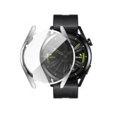 Forzacase Huawei Watch Gt 3 46mm İle Uyumlu Önü Kapalı Ekran Korumalı Silikon Kılıf - Fc010 Gümüş