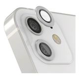 Forzacase iPhone 11 ile uyumlu Kamera Camı Lens Koruyucu Halka Seti - FC381 (Gümüş)