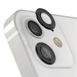 Forzacase iPhone 11 ile uyumlu Kamera Camı Lens Koruyucu Halka Seti - FC381 (Siyah)