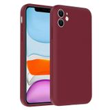 Forzacase iPhone 11 ile uyumlu Kamera Korumalı Kartlık Hazneli Silikon Kılıf - FC1040 (Kırmızı)