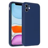 Forzacase iPhone 11 ile uyumlu Kamera Korumalı Kartlık Hazneli Silikon Kılıf - FC1040 (Mavi)