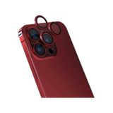 Forzacase iPhone 11 Pro ile uyumlu Kamera Camı Lens Koruyucu Halka Seti - FC381 (Kırmızı)
