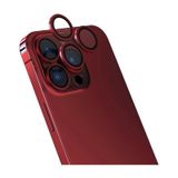 Forzacase iPhone 11 Pro Max ile uyumlu Kamera Camı Lens Koruyucu Halka Seti - FC381 (Kırmızı)
