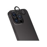 Forzacase iPhone 11 Pro Max ile uyumlu Kamera Camı Lens Koruyucu Halka Seti - FC381 (Siyah)