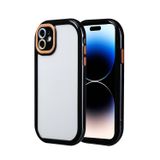 Forzacase iPhone 11 uyumlu Colorful Serisi Kamera Korumalı Yarı Esnek Plastik Tpu Kılıf (Siyah)