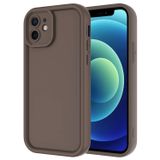 Forzacase iPhone 11 uyumlu Flex Serisi Kamera Korumalı Darbeye Dayanıklı Silikon Kılıf (Kahverengi)