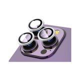 Forzacase iPhone 12 Pro ile uyumlu Kamera Camı Lens Koruyucu Halka Seti - FC381 (Gümüş)