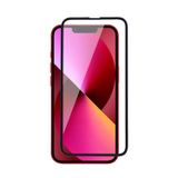 Forzacase iPhone 13 ile uyumlu Çerçeveli Tam Kaplayan Temperli Ekran Koruyucu - FC003