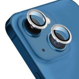 Forzacase iPhone 13 ile uyumlu Kamera Camı Lens Koruyucu Halka Seti - FC381 (Gümüş)