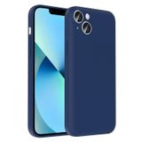 Forzacase iPhone 13 ile uyumlu Kamera Korumalı Kartlık Hazneli Silikon Kılıf - FC1040 (Mavi)