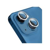 Forzacase iPhone 14 ile uyumlu Kamera Camı Lens Koruyucu Halka Seti - FC381 (Gümüş)