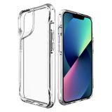 Forzacase iPhone 14 Plus ile uyumlu Gladia Serisi Kamera Köşe Korumalı Sert Plastik Şeffaf Kılıf
