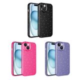 Forzacase iPhone 14 Plus uyumlu Glare Serisi Kamera Korumalı Simli Silikon Kılıf (Siyah)