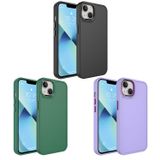 Forzacase iPhone 14 Plus uyumlu Rock Serisi Metal Buton ve Kamera Çerçeveli Sert Silikon Kılıf (Yeşil)