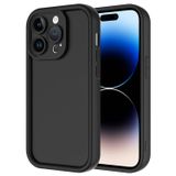 Forzacase iPhone 14 Pro Max uyumlu Flex Serisi Kamera Korumalı Darbeye Dayanıklı Silikon Kılıf (Siyah)