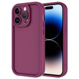 Forzacase iPhone 14 Pro uyumlu Flex Serisi Kamera Korumalı Darbeye Dayanıklı Silikon Kılıf (Mürdüm)