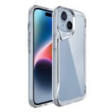 Forzacase iPhone 15 Plus ile uyumlu Gladia Serisi Kamera Köşe Korumalı Sert Plastik Şeffaf Kılıf