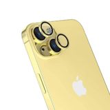 Forzacase İphone 15 Plus İle Uyumlu Parmak İzi Bırakmayan Anti-reflective Kamera Lens Koruyucu Fc438 Sarı