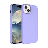 Forzacase İphone 15 Plus Uyumlu Liquid Serisi İçi Kadife Lansman Silikon Kılıf Lila