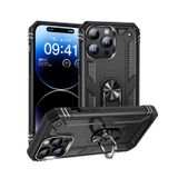 Forzacase iPhone 15 Pro Max ile uyumlu Ares Serisi Yüzük Standlı Armor Sert Plastik Kılıf