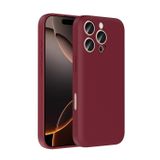 Forzacase iPhone 15 Pro Max ile uyumlu Kamera Korumalı Kartlık Hazneli Silikon Kılıf - FC1040 (Kırmızı)