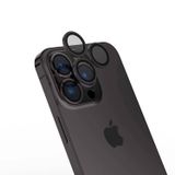 Forzacase İphone 15 Pro Max Uyumlu Parmak İzi Bırakmayan Anti-reflective Kamera Lens Koruyucu Fc438 Siyah