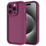Forzacase iPhone 15 Pro uyumlu Flex Serisi Kamera Korumalı Darbeye Dayanıklı Silikon Kılıf (Mürdüm)