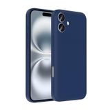Forzacase iPhone 16 ile uyumlu Kamera Korumalı Kartlık Hazneli Silikon Kılıf - FC1040 (Mavi)