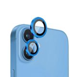 Forzacase iPhone 16 Plus ile uyumlu Parmak İzi Bırakmayan Anti-Reflective Kamera Lens Koruyucu - FC438 (Mavi)