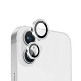 Forzacase iPhone 16 Pro ile uyumlu Kamera Camı Lens Koruyucu Halka Seti -FC381 (Gümüş)