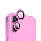 Forzacase iPhone 16 Pro ile uyumlu Kamera Camı Lens Koruyucu Halka Seti - FC381 (Pembe)