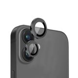 Forzacase iPhone 16 Pro ile uyumlu Kamera Camı Lens Koruyucu Halka Seti - FC381 (Siyah)