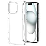 Forzacase iPhone 16 Pro Max ile uyumlu Clean Serisi İnce Tasarım Sert Plastik Şeffaf Kılıf