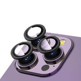 Forzacase iPhone 16 Pro Max ile uyumlu Kamera Camı Lens Koruyucu Halka Seti - FC381 (Siyah)