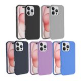 Forzacase iPhone 16 Pro Max uyumlu Liquid Serisi İçi Kadife Lansman Silikon Kılıf (Mavi)