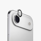 Forzacase iPhone 17 Air ile uyumlu Kamera Camı Lens Koruyucu Halka Seti - FC381 (Gümüş)