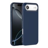 Forzacase iPhone 17 Air ile uyumlu Liquid Serisi İçi Kadife Lansman Silikon Kılıf (Lacivert)