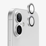 Forzacase iPhone 17 ile uyumlu Kamera Camı Lens Koruyucu Halka Seti - FC381 (Gümüş)