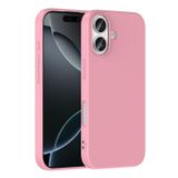Forzacase iPhone 17 ile uyumlu Liquid Serisi İçi Kadife Lansman Silikon Kılıf (Pembe)