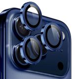 Forzacase iPhone 17 Pro ile uyumlu Kamera Camı Lens Koruyucu Halka Seti - FC381 (Lacivert)