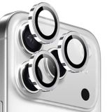 Forzacase iPhone 17 Pro Max ile uyumlu Kamera Camı Lens Koruyucu Halka Seti - FC381 (Gümüş)