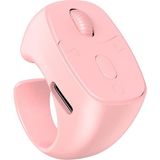 Forzacase Mouse Tasarım Bluetooth Uzaktan Yüzük Kumanda Sayfa Çevirici Video Selfie Kumandası FC1160 (Pembe)