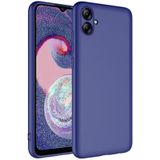 Forzacase Samsung Galaxy A04E Liquid Serisi İçi Kadife Lansman Silikon Lacivert Cep Telefonu Kılıfı
