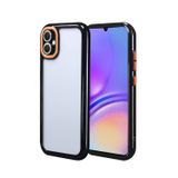 Forzacase Samsung Galaxy A05 uyumlu Colorful Serisi Kamera Korumalı Yarı Esnek Plastik Tpu Kılıf (Siyah)