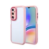 Forzacase Samsung Galaxy A05s uyumlu Colorful Serisi Kamera Korumalı Yarı Esnek Plastik Tpu Kılıf (Pembe)