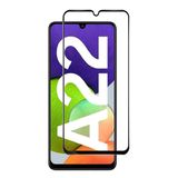 Forzacase Samsung Galaxy A22 ile uyumlu Çerçeveli Tam Kaplayan Temperli Ekran Koruyucu - FC003